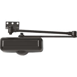 Item 206172, Nonhanded door closer is a set size 1 spring tension, easy opening for all 