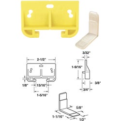 Item 206350, For guiding drawer along track. Manufactured from nylon. White.