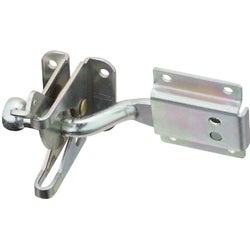 Item 207136, For swinging doors. Latches when bar strikes latch lever.