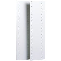 Item 207551, Panels are notched to fit on rail. Durable easy-to-clean.