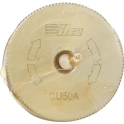 Item 207977, Key machine cutter blade is titanium nitride coated for extended life.