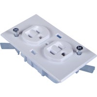 E-162C United States Hardware Conventional Mobile Home Duplex Outlet
