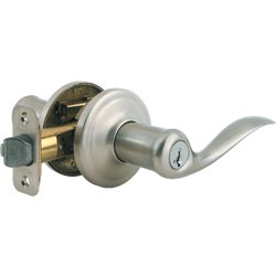 Item 211591, Consumer clear pack. Grade 2 security entry lever with SmartKey cylinder.