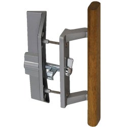 Item 213922, Replacement patio door handle/latch set. Fits 1 In. to 1-1/4 In.