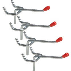 Item 216038, Safety tip straight pegboard hooks fit 1/8 In. or 1/4 In.
