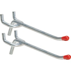 Item 216119, Safety tip straight pegboard hook fits 1/4 In. pegboard.