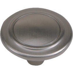 Item 216803, This transitional round knob is a blend of traditional and contemporary 