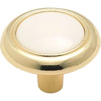 244WPB Amerock Everyday Heritage Cabinet Knob With Insert