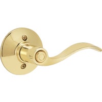 F40VACC605 Schlage Accent Clear Pack Privacy Lever Lockset