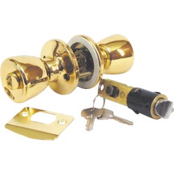 Item 220493, For front and rear entrance doors. 2-3/8" backset. Round drive-in latch.