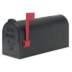 Item 221937, The Parsons post-mount mailbox features rust-proof durability, classic good