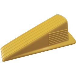 Item 227587, Jumbo heavy-duty yellow rubber door wedge.
