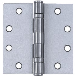 Item 227651, Heavy duty commercial square ball bearing hinge with square corners is made