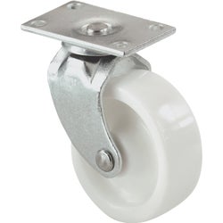 Item 227862, Shepherd Hardware's swivel plastic wheel is designed for use on lightweight