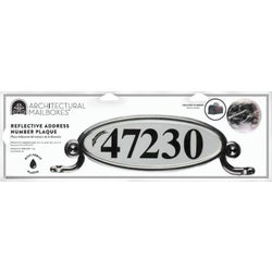 Item 228541, Reflective address number kit for all mailboxes and posts is highly visible