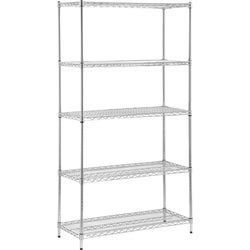 Item 228621, The Honey Can Do Steel 5-Tier Heavy-Duty Shelving Unit is capable of 