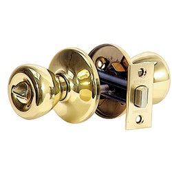 Item 229611, Privacy knob. Adjustable steel latch fits both 2-3/8" and 2-3/4" backsets.