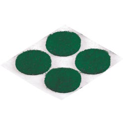 Item 230960, Do it 1/2 In. Brown Round Felt Pad (24-Count).