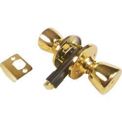 Item 232602, For bedroom and bathroom doors. 2-3/8" backset. Round drive-in latch.