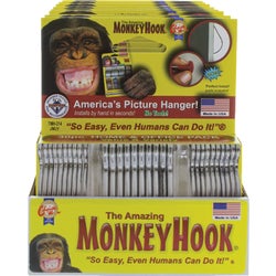 Item 234570, Variety pack includes: 10 Original Monkey Hooks (load rating 20 lbs.