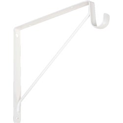 Item 234829, Fixed rod and shelf bracket is for use with closet rods with diameters up 
