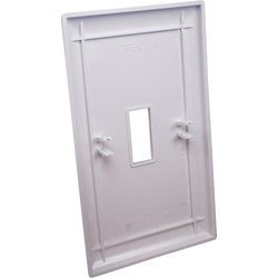 Item 236042, Electrical gang plate for toggle switch. 2-3/4 In. W. x 4-1/2 In. H.