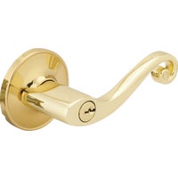 83002-1 PB-ET Steel Pro Polished Brass Entrance Lever Lockset