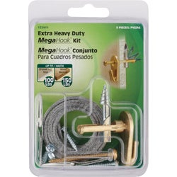Item 240304, Heavy-duty picture hanger with built-in wall toggle anchor.