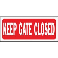23008 Hy-Ko Keep Gate Closed Sign