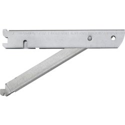 Item 243744, Heavy-duty supported shelf bracket has rust-resistant galvanized steel 