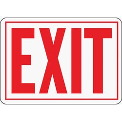Item 246026, This Exit Sign is easy to spot out with a bright color scheme and bold 