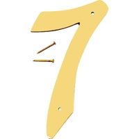 BR-40/7 Hy-Ko 4 In. Solid Brass Decorative House Numbers