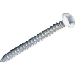 Item 253359, Steel, white head screw is used to mount white rosette button in mobile 
