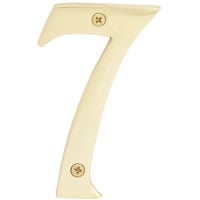 BR-90/7 Hy-Ko Solid Brass 3-D House Number house number