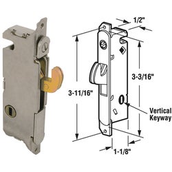 Item 259098, Mortise installation, steel housing and hook, round end face plate, keyway 