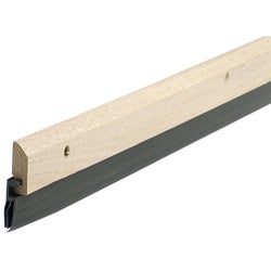 Item 260513, Premium hardwood and vinyl door sweep. Clear grade hardwood.