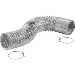 Item 260539, The Lambro foil flex clothes dryer transition duct is ideal for venting a 