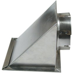 Item 260701, Aluminum vent with a 4" collar installs flush with eave or soffit.