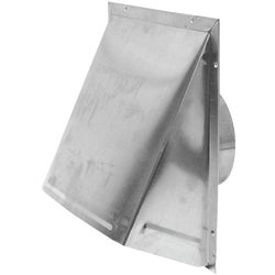 Item 260705, The 6 In. 22 gauge aluminum exhaust wall hood vent with 3 In.