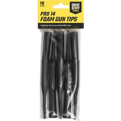 Item 261033, GREAT STUFF PRO plastic tips help you reach small cracks and tight spaces 
