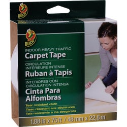 Item 261101, Duck heavy traffic carpet tape, 1.88" x 75' roll.