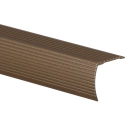Item 261382, EZ self-stick stair edging covers and protects edges of tiled or carpeted 