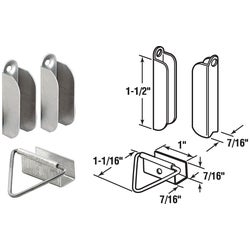 Item 262281, Screen hanger set for wood single and double hung windows.