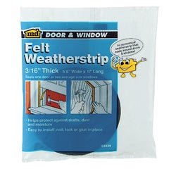 Item 264806, Weatherproofing felt weatherstrip for eliminating air, dust, and moisture 