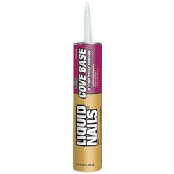Item 265108, A water-resistant, latex-based construction adhesive with a quick initial 