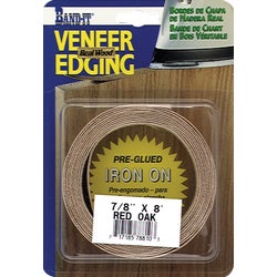 Item 266418, Coordinated edge banding is pre-coated with a heat-activated glue for a 