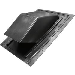 Item 267392, The Lambro 7 In. black ABS plastic exhaust roof vent with a molded 1.5 In.