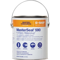 Item 268114, Formerly known as Waterplug Hydraulic Cement, MasterSeal 590 is a quick 