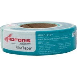 Item 273288, FibaTape Mold-X10 is a mold resistant, fiberglass mesh drywall tape.