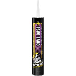 Item 273589, For the easy installation of rubber and vinyl cove base, this adhesive sets